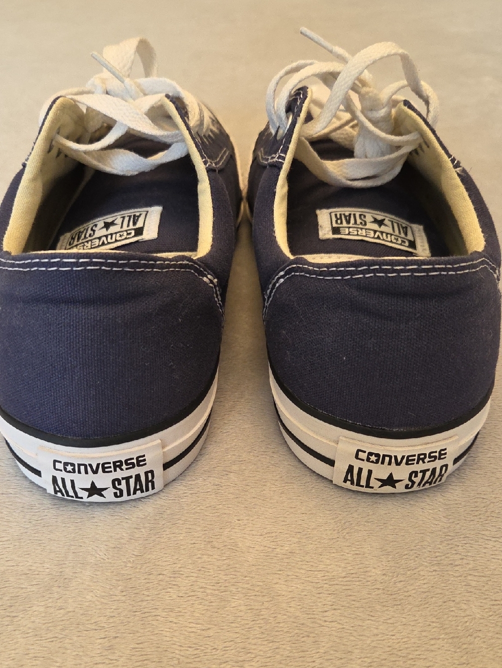Immaculate Men's Converse All-Star, Blue & White, Size 10 - Picture 7 of 8